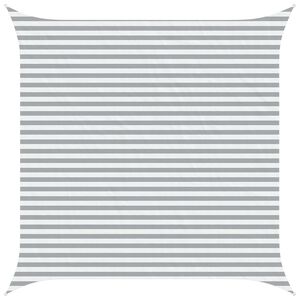 vidaXL Saulės burė &Scaron;viesiai pilka ir balta. 4 x 4 m