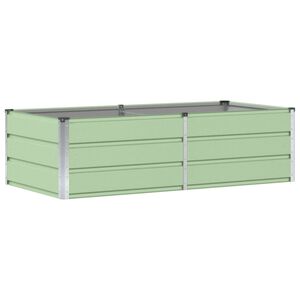 vidaXL Lovelis Žalia 160 x 80 x 45 cm Plienas
