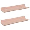 vidaXL Plūduriuojanti lentyna 2 pcs Rožinė 30 x 9 x 2,5 cm Plienas