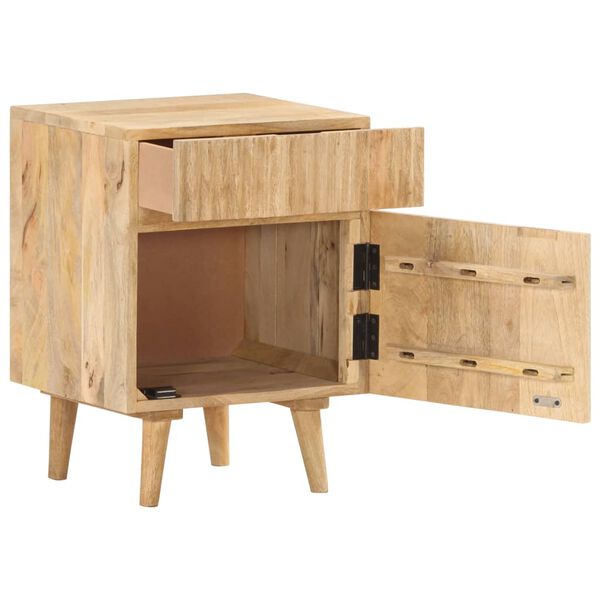 vidaXL Naktinė spintelė, 40x35x54cm, mango medienos masyvas