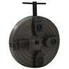 vidaXL Medienos griebtuvas, 4 žiotys, juodas, 150x63mm, plienas