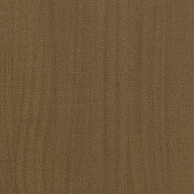 vidaXL Lovos rėmas, medaus rudos spalvos, 120x200cm, pušies masyvas