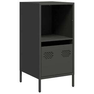 vidaXL indauja juoda 35x39x73,5 cm &Scaron;altai valcuotas plienas