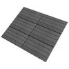 vidaXL Terasinė Plytelė 6 pcs Pilka 60 x 30 cm MPK