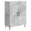 vidaXL Kabalas Betono pilka 66 x 34,5 x 89,5 cm Apdirbta mediena
