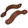 vidaXL Spintelės Rankenos 2 vnt. Ruda 140 x 25 x 2,3 mm PU
