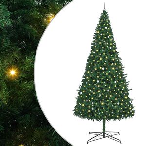 vidaXL Kalėdų eglutė Žalia 400 cm PVC
