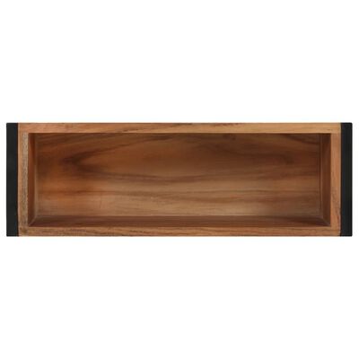 vidaXL Lovelis, 60x20x68cm, akacijos medienos masyvas
