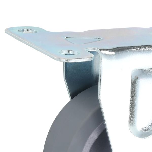 vidaXL Fiksuojami ratukai, 75 mm, 12 vnt.