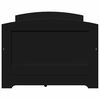vidaXL Lova su 5 stalčiais be čiužinio IRUN, juoda, 90x200cm