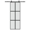 vidaXL Stumdomos durys su įrangos rinkiniu, 76x205cm