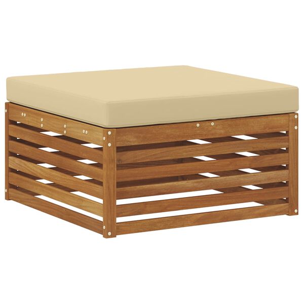 vidaXL Sofų komplektai su pagalve 8 pcs Natūralus ir bežinis