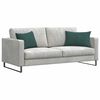 vidaXL Sofa Pagalvės 2 pcs Tamsiai žalia 60 x 40 cm Kordūrinis audinys