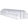 vidaXL Lauko narvas vi&scaron;čiukams, 3x12x2m, galvanizuotas plienas