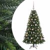 vidaXL Dirbtinė Kalėdų eglutė su burbulais 120 cm 150 LED &Scaron;ilta balta