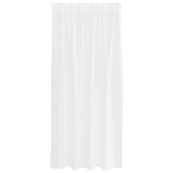 vidaXL Voile Užuolaida 2 pcs Balta 175 x 140 cm Poliesteris