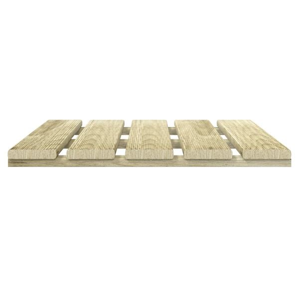 vidaXL Terasinė Plytelė 6 pcs Žalia 50 x 50 cm Žalia impregnuota pu&scaron;is