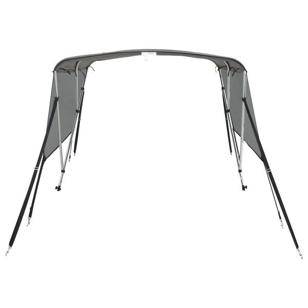 vidaXL Bimini vir&scaron;aus stogelis su sienomis, 183x(185-198)x137cm