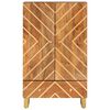 vidaXL Komoda, ruda ir juoda, 60x33,5x100cm, mango medienos masyvas