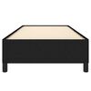 vidaXL Lovos rėmas be čiužinio, juodas, 90x200 cm, audinys