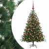 vidaXL Dirbtinė kalėdinė eglutė su rutuliuku 150 cm 150 LED