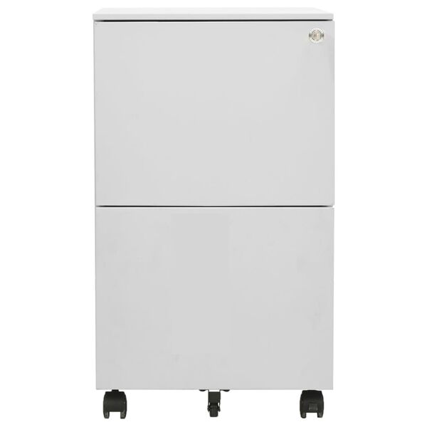 vidaXL Mobili spintelė dokumentams, pilka, 39x45x67cm, plienas