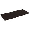 vidaXL Vonios stalvir&scaron;is, tamsiai rudas, 140x60x(2-4) cm, mediena