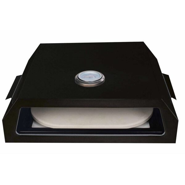 BBGRILL BBQ Akmens krosnis, juoda, plienas