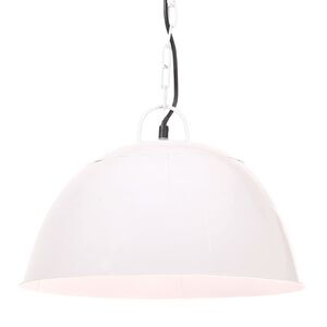 vidaXL Pakabinamas &scaron;viestuvas, baltas, 41cm, 25W, apskritas, E27