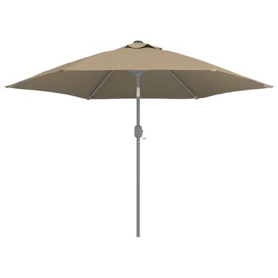 vidaXL Pakaitinis audinys lauko skėčiui nuo saulės, taupe, 300cm