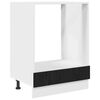 vidaXL Pakabinama spintelė Juodas ąžuolas Apdirbta mediena