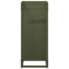 vidaXL Malkų lentyna Olive Green 25x25x60 cm Šaltai valcuotas plienas
