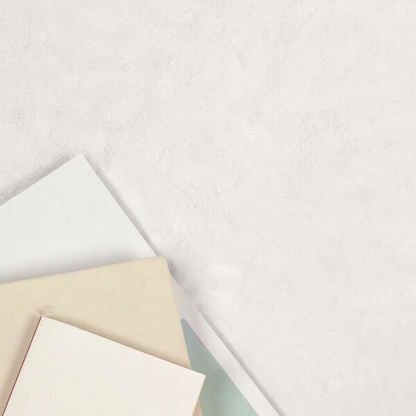 vidaXL Dirbtinio triu&scaron;io kailio kilimas Olite Balta 160 x 160 cm