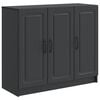 vidaXL Kabalas Juoda 89 x 34,5 x 77 cm Apdirbta mediena