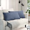 vidaXL Sofa Pagalvės 2 pcs Mėlyna 80 x 40 cm Kordūrinis audinys