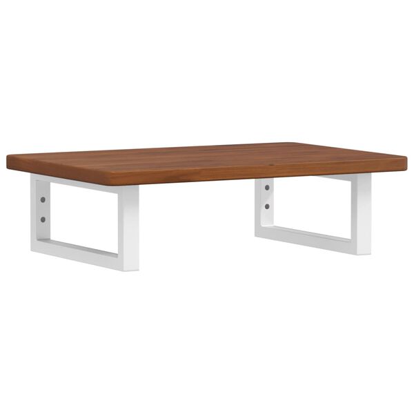 vidaXL Lentyna praustuvui, plienas ir ąžuolo medienos masyvas