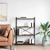 vidaXL Knygų lentyna Rūkyta ąžuolas 80 x 30 x 120 cm Apdirbta mediena
