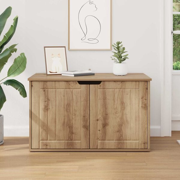 vidaXL Katės namelis Meistrų ąžuolas 85 x 55 x 50,5 cm