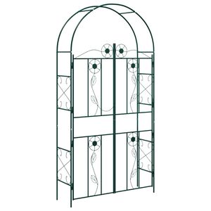 vidaXL Sodo arka Žalia 115 x 37 x 226 cm Plienas