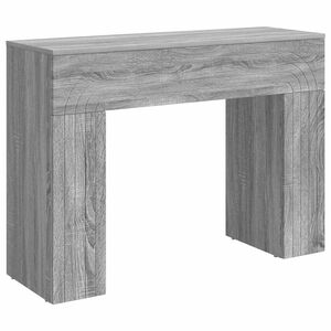 vidaXL Kavos staliukas Pilka sonoma ąžuolo 102 x 35 x 75 cm