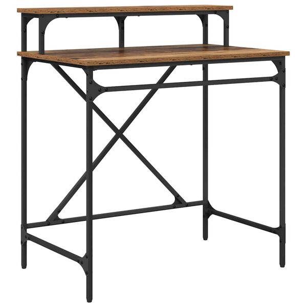 vidaXL Stalas Senovinis medis 80 x 50 x 90 cm Apdirbta mediena