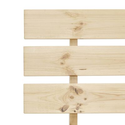 vidaXL Lovos rėmas, 120x200 cm, pušies medienos masyvas