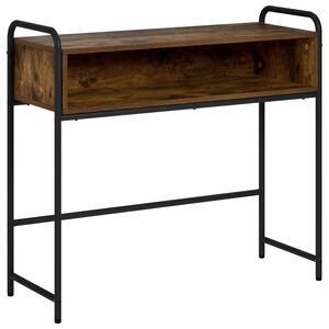 vidaXL Konsolinis stalas Dūminio ąžuolo 90 x 33 x 80,5 cm