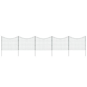 vidaXL Tvoros rinkinys, žalias, 77,5x64cm, nuleistas arkinis vir&scaron;us