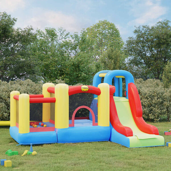 Happy Hop Batutas pilis su čiuožykla, 370x299x208cm