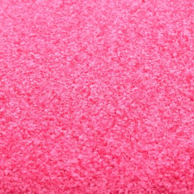 vidaXL Durų kilimėlis, rožinės spalvos, 40x60cm, plaunamas