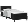vidaXL Kiemas lova su galvūgalio Juodas 100 x 200 cm audinys
