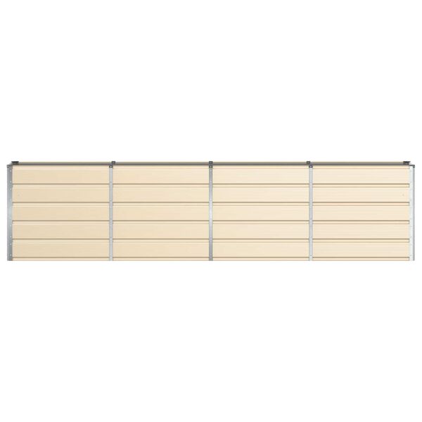 vidaXL Lovelis Ivory 160 x 40 x 75 cm Plienas