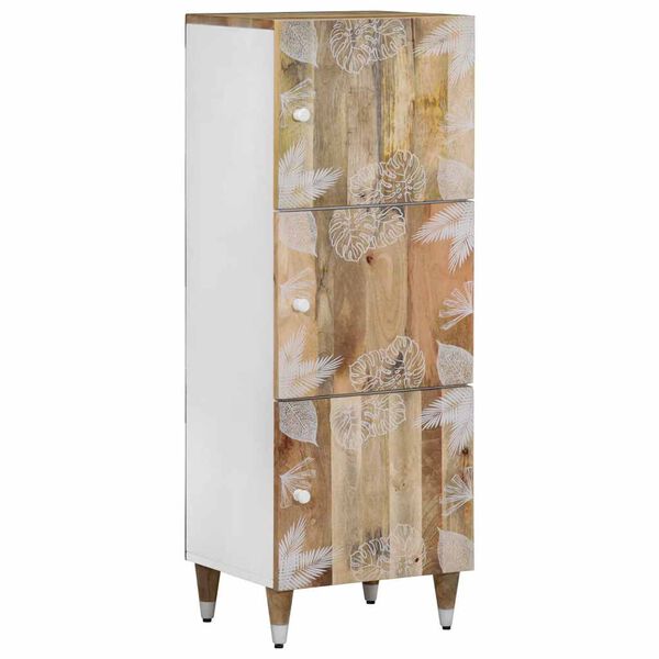 vidaXL Highboard 40x33,5x110 cm Masyvo medžio mango