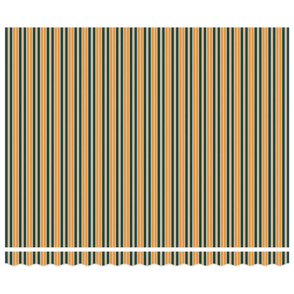 vidaXL Pavėsinė Žalia ir geltona 400 x 300 x 165 cm